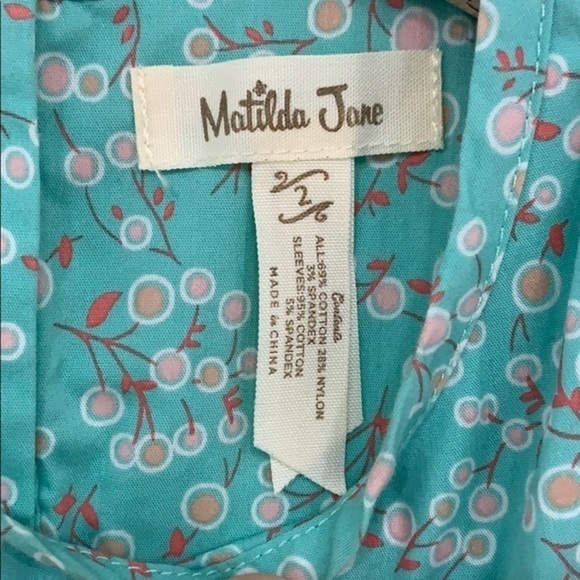 Matilda Jane Apple Print Shirt Top - Picture 2 of 4